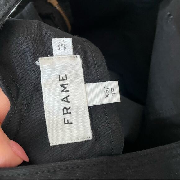 Frame Flared Denim Overalls - Picture 6 of 6